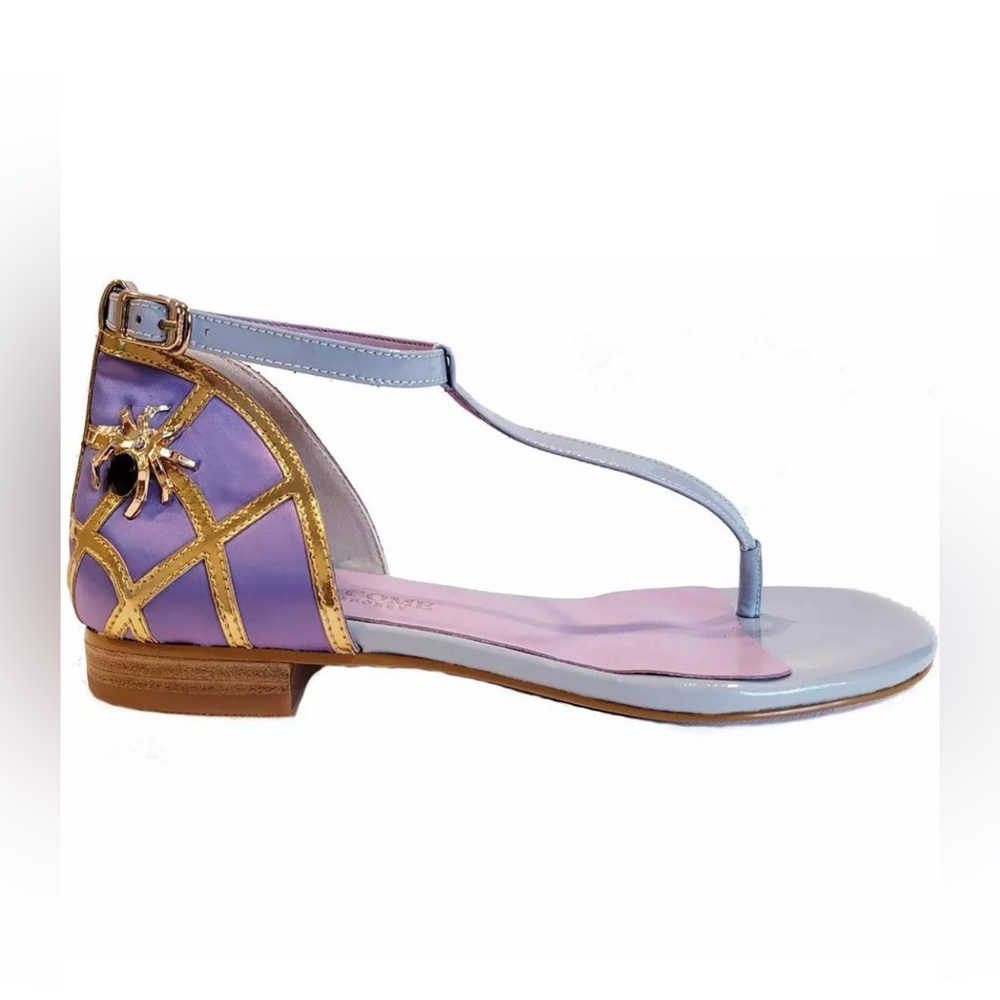 👡NIB Things II Come Womens Gloria Purple Ankle Strap Sandal👡 - Picture 4 of 5
